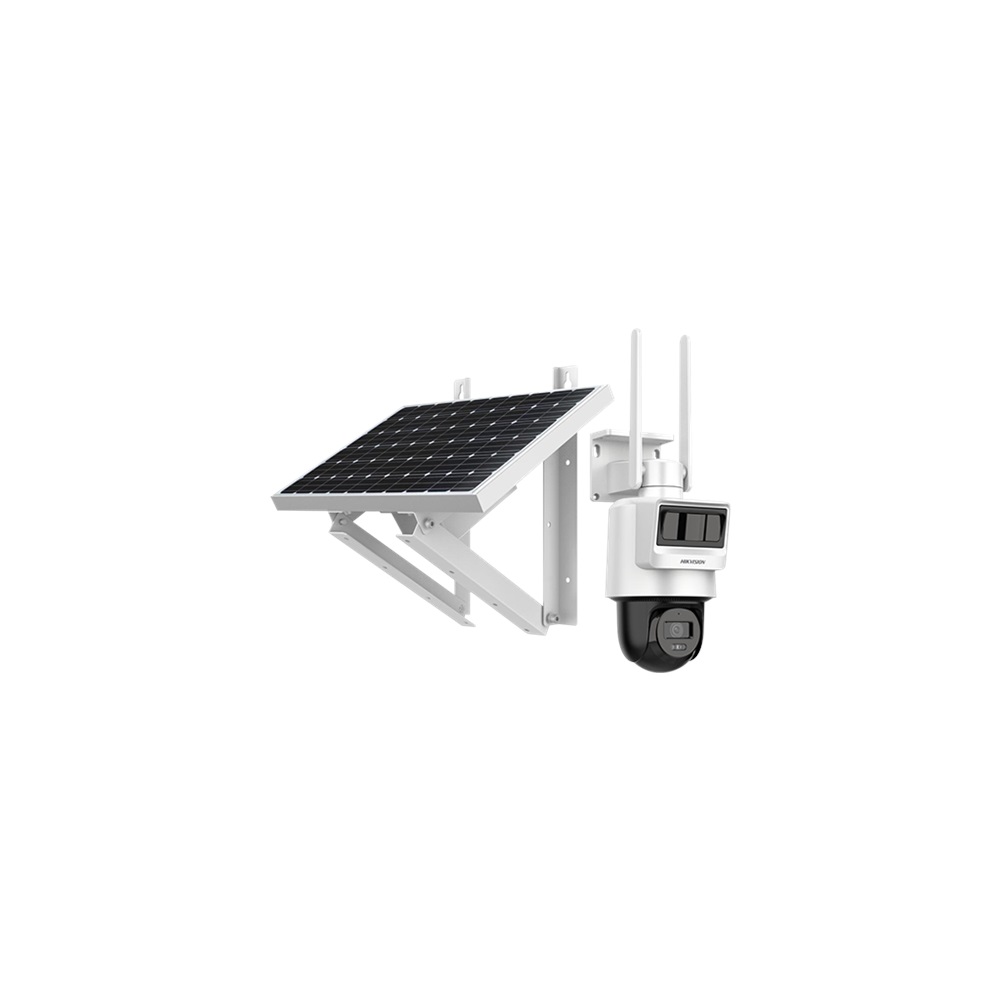 HIKVISION DS-2DE2C200IWG-K/4G/C05S10, 2Mpix, 2.8mm, 30Mt Gece Görüşü, Dahili Mikrofon, PIR+RADAR, 4G, Solar PT IP Kamera