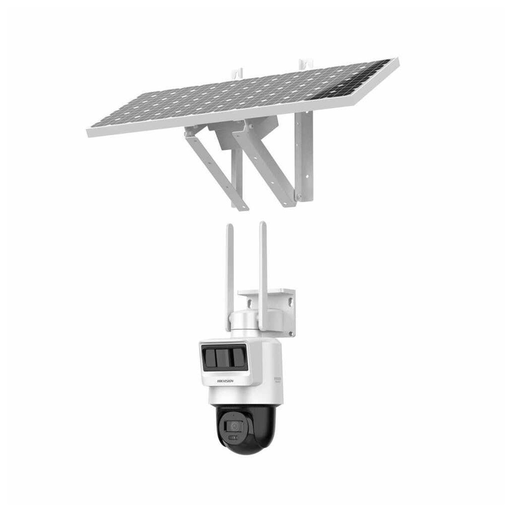 HIKVISION DS-2DE2C400IWG-K/4G/C05S10, 4Mpix, 2.8mm, 30Mt Gece Görüşü, Dahili Mikrofon, PIR+RADAR, 4G, Solar PT IP Kamera