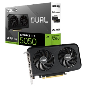 ASUS DUAL-RTX5050-O8G, 8Gb, 128Bit, GDDR6, 1xHDMI, 3xDP GAMING Ekran Kartı