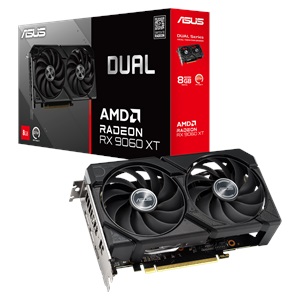 ASUS DUAL-RX9060XT-8G, 8Gb, 128Bit, GDDR6, 1xHDMI, 2xDP, GAMING Ekran Kartı