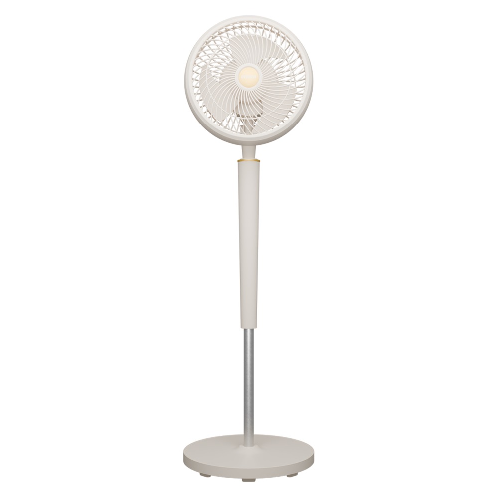 EVEREST FAN12, KREM, DynaBreeze, 3 Kademeli Hız, 3 Kanat Pervane ve Çerçeve, Çift Motorlu 70W, Otomatik Salınım, Yükseklik Ayarlı Vantilatör