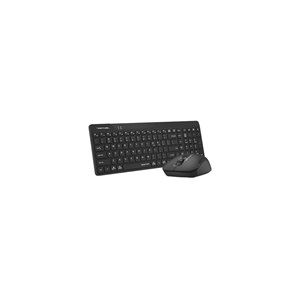A4 TECH FG2300 AIR2 Siyah, FSTYLER, 2.4Ghz Mini Kablosuz, Türkçe Q, SESSİZ Klavye Mouse Set