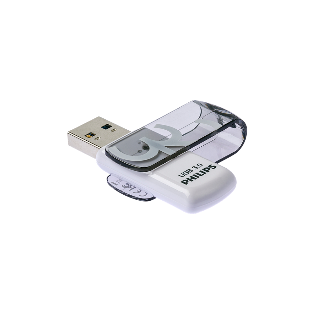 PHILIPS FM32FD00B, 32GB, USB 3.0, Vivid, Gölge Grisi, Flash Disk