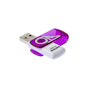 PHILIPS FM64FD00B, 64GB, USB 3.0, Vivid, Mor, Flash Disk