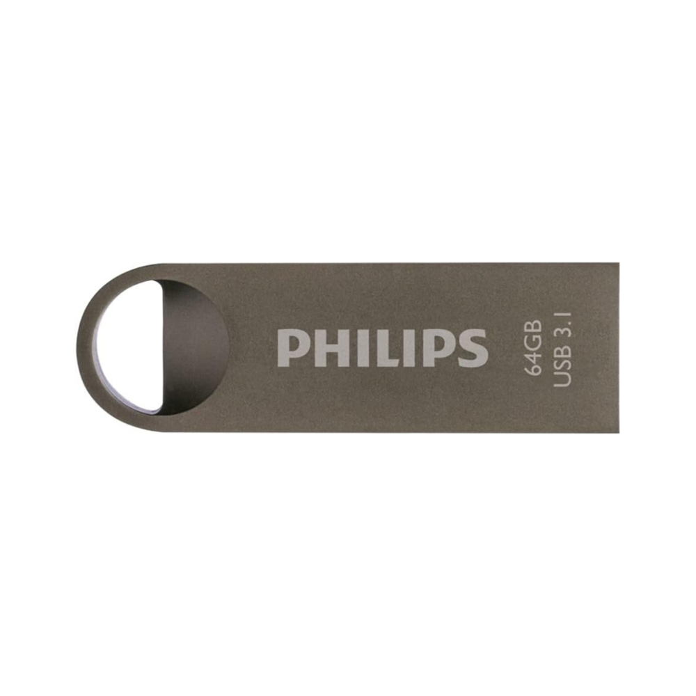 PHILIPS FM64FD165B, 64GB, USB 3.1, Moon, Uzay Grisi, Flash Disk
