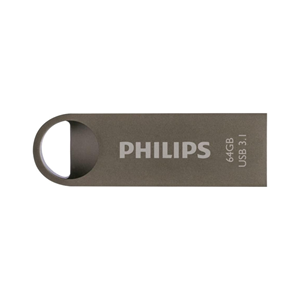 PHILIPS FM64FD165B, 64GB, USB 3.1, Moon, Uzay Grisi, Flash Disk