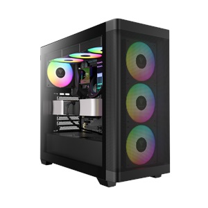 GAMDIAS ATHENA M3, 750W, 80+ Bronze, Tempered Glass, Type-C, Mesh Ön Panel, ARGB, ATX, GAMING KASA