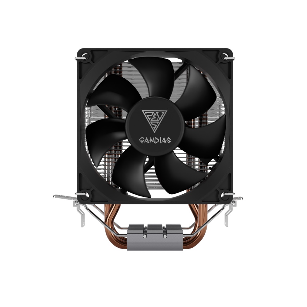 GAMDIAS BOREAS E1-210 MONO, 92mm, CPU Kule Tipi Hava Soğutma, Doğrudan Temas Teknolojisine Sahip 2 adet Gelişmiş Bakır Isı Borusu (AMD AM5 ve INTEL Tüm işlemciler ile uyumlu)