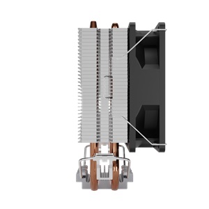 GAMDIAS BOREAS E1-210 MONO, 92mm, CPU Kule Tipi Hava Soğutma, Doğrudan Temas Teknolojisine Sahip 2 adet Gelişmiş Bakır Isı Borusu (AMD AM5 ve INTEL Tüm işlemciler ile uyumlu)