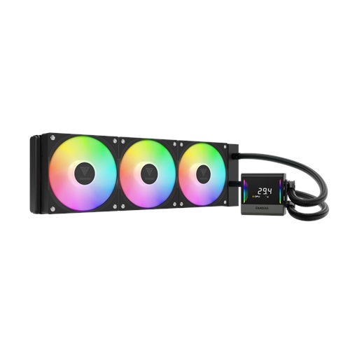 GAMDIAS CHIONE E4-360, 360mm, ARGB, 3 Fanlı, Dijital Ekran, CPU Sıvı Soğutma