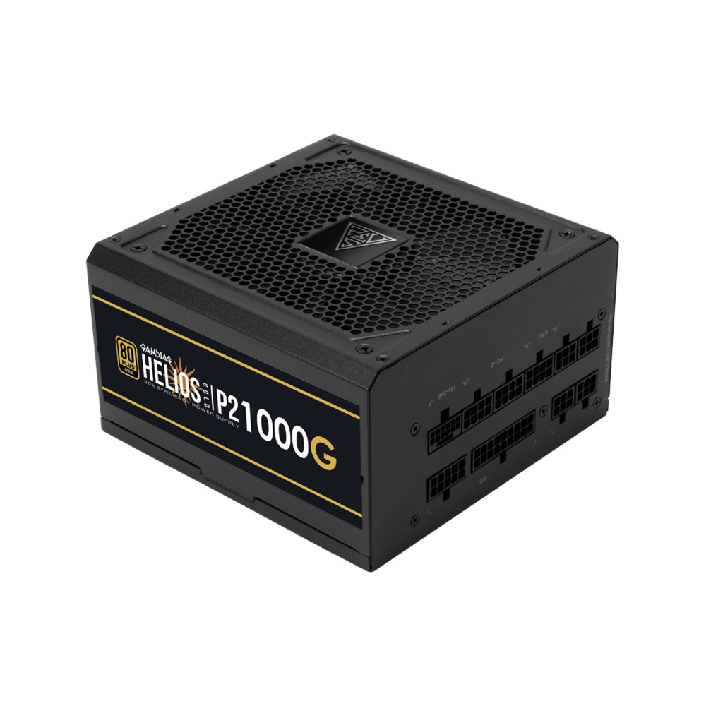 GAMDIAS HELIOS P2-1000G, 1000W, 80+ Gold, Full Modüler, Aktif PFC, GAMING, ATX, Power Supply (PSU)