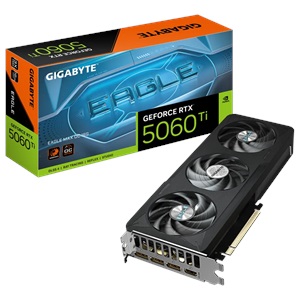 GIGABYTE GV-N506TEAGLEMAX OC-16GD, RTX5060TI, EAGLE MAX OC, 16Gb, GDDR7, 128BIT, 3 Fanlı, 1xHDMI, 3xDP, GAMING Ekran KARTI