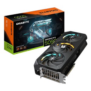GIGABYTE GV-N5090GAMING OC-32GD, RTX5090, GAMING OC, 32Gb, GDDR7, 512BIT, 3 Fanlı, 1xHDMI, 3xDP, GAMING Ekran KARTI