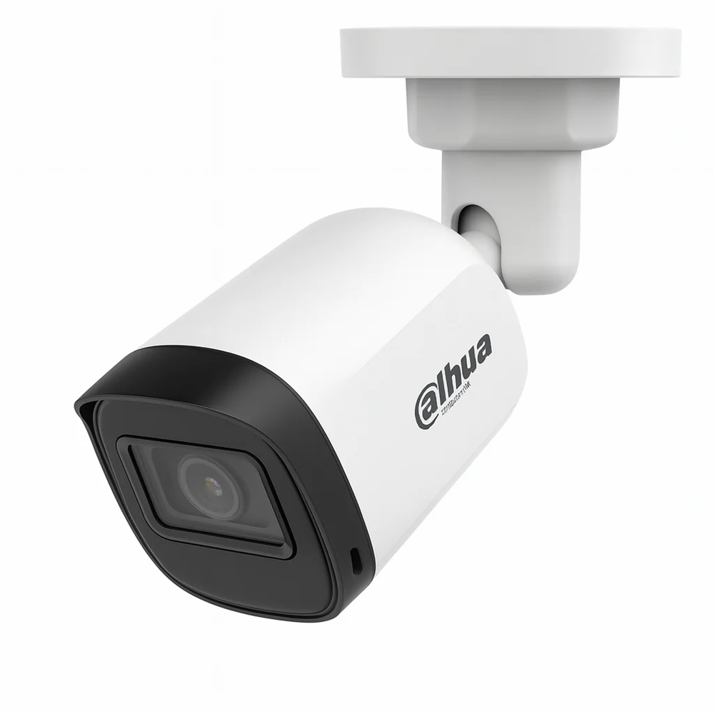 DAHUA HAC-B1A21-U-A-0360B, 2Mpix, 3.6mm Lens, 30 Mt Gece Görüşü, Dahili Mikrofon, Bullet Kamera