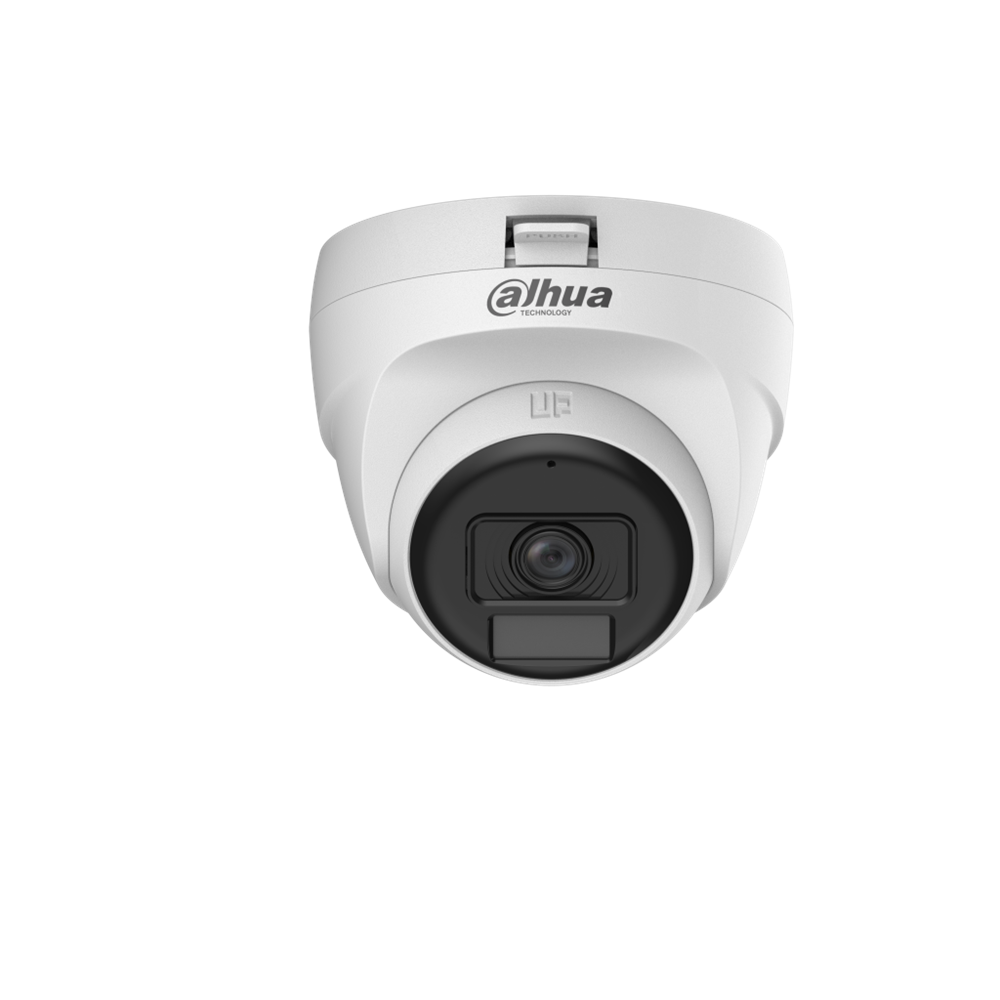 DAHUA HAC-T1A21P-U-IL-A-0280B, 2Mpix, 2.8mm Lens, 25 Mt Gece Görüşü, Smart Dual Light, Dahili Mikrofon, Dome Kamera