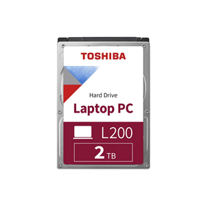 TOSHIBA L200, HDWL120UZSVA, 2.5", 2TB, 128Mb 5400 Rpm, Notebook HDD (Türkiye Distribütörü Garantili)