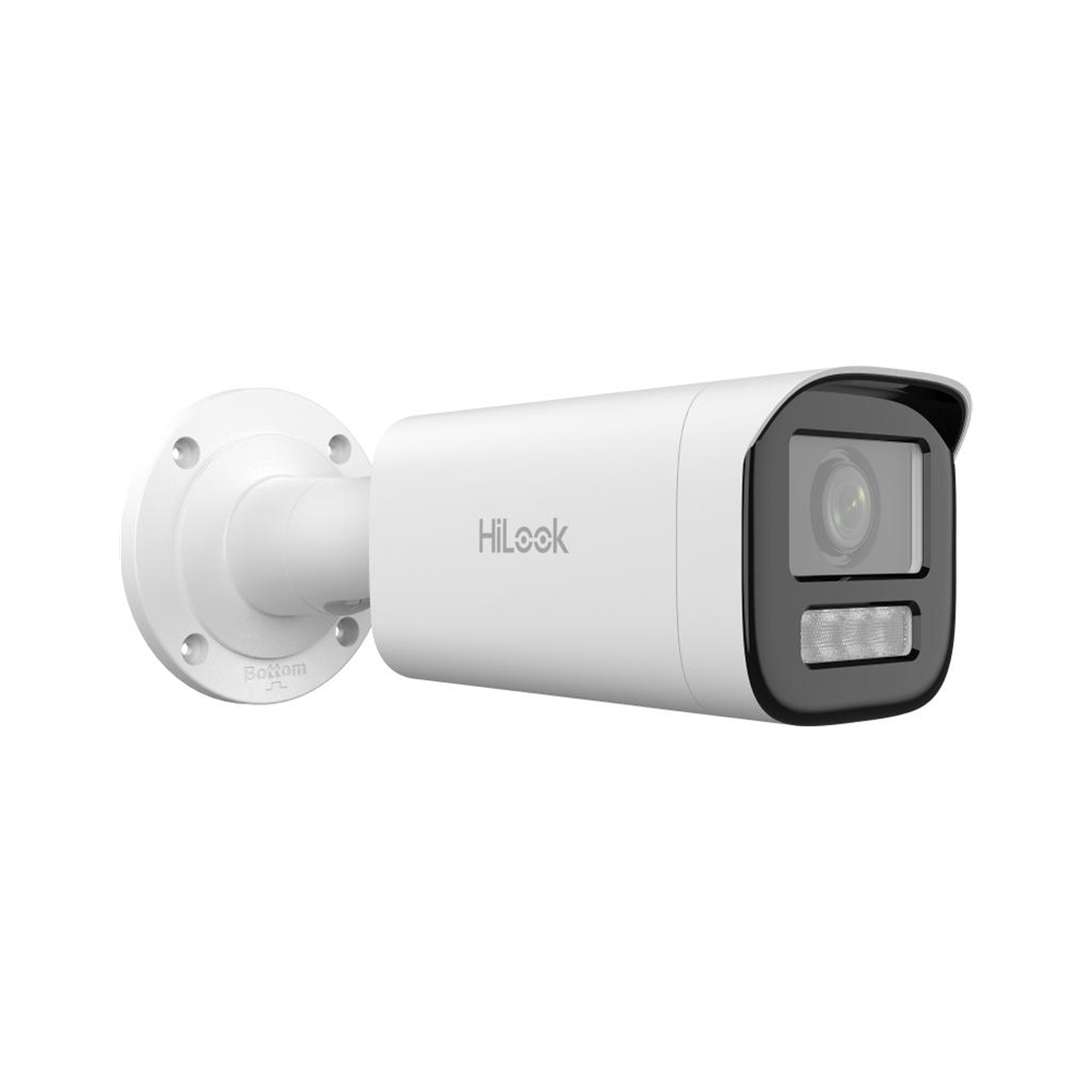 HILOOK IPC-B620HA-LZU, 2Mpix, 2,8-12mm Motorize Lens, H265+, Dual Light, 50Mt Gece Görüşü, Dahili Mikrofon, PoE, IP67, IK10, Bullet, IP Kamera