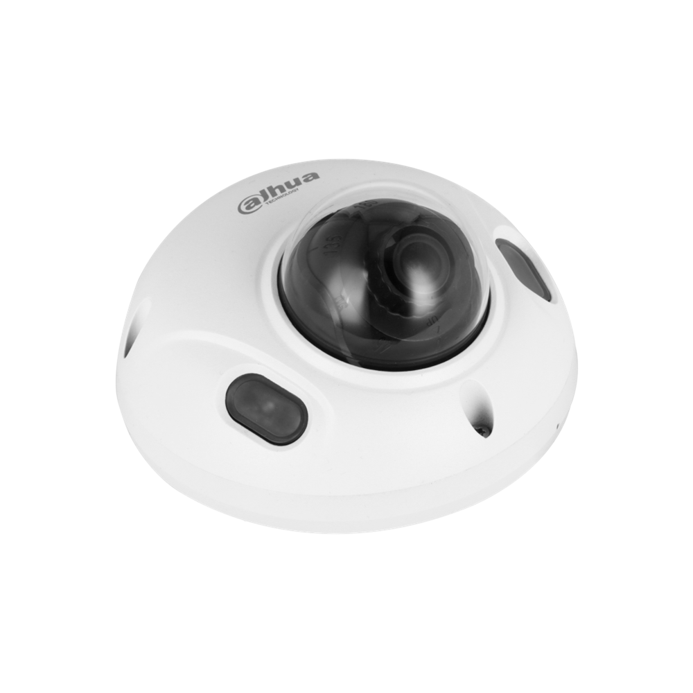 DAHUA IPC-HDBW3241F-AS-0280B-S2, 2Mpix, 2,8mm Lens, H265+, 30Mt Gece Görüşü, IP67, Dahili Mikrofon, PoE Dome IP Kamera
