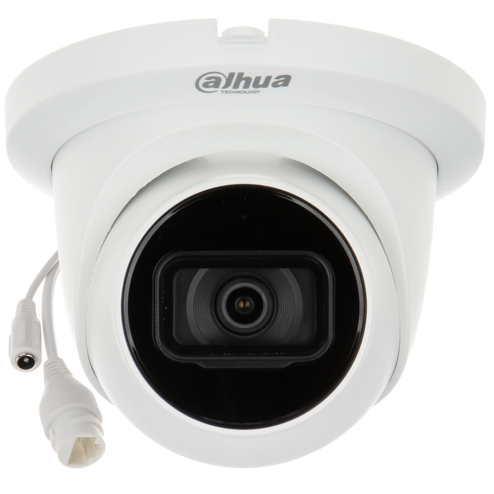 DAHUA IPC-HDW2841TM-S-0280B, 8Mpix, 2,8mm Lens, H265+, 30Mt Gece Görüşü, Dahili Mikrofon, Starlight, IP67, PoE Dome IP Kamera