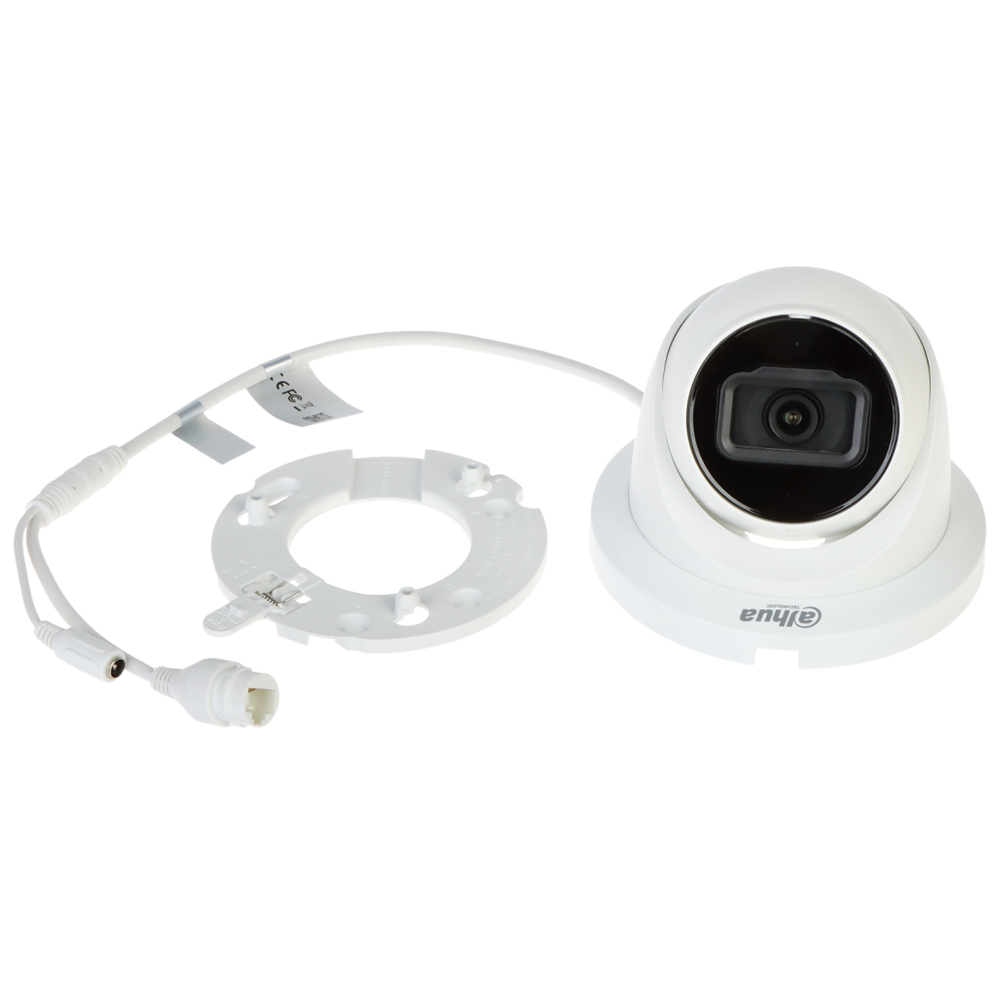 DAHUA IPC-HDW2841TM-S-0280B, 8Mpix, 2,8mm Lens, H265+, 30Mt Gece Görüşü, Dahili Mikrofon, Starlight, IP67, PoE Dome IP Kamera