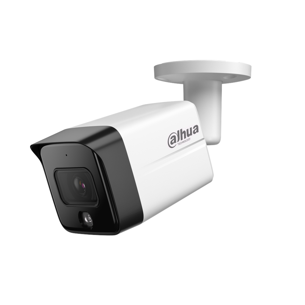 DAHUA IPC-HFW1431TC1-SA, 4Mpix, 3,6mm Lens, SD Kart, Starlight, H265+, Dahili Mikrofon, 30Mt Gece Görüşü, IP67, PoE Bullet IP Kamera