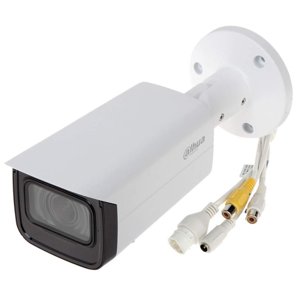 DAHUA IPC-HFW2241T-ZAS-27135, 2Mpix, 2,7-13,5mm Motorize Lens, H265+, 60Mt Gece Görüşü, Dahili Mikrofon, Starlight, IP67, PoE Bullet IP Kamera