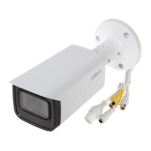 DAHUA IPC-HFW2441T-ZAS-2713, 4Mpix, 2,7-13,5mm Motorize Lens, H265+,Starlight, 60Mt Gece Görüşü, Dahili Mikrofon, IP67, PoE Bullet IP Kamera