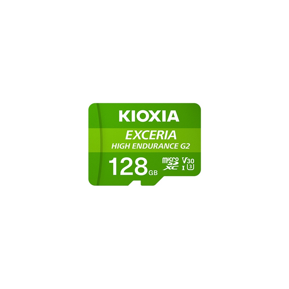 KIOXIA 128GB ExceriaG2, LMHE2G128GG2, A1 V30 4K, CL10, 100Mb/s, MicroSD Kart Bellek (SD Adaptörlü)