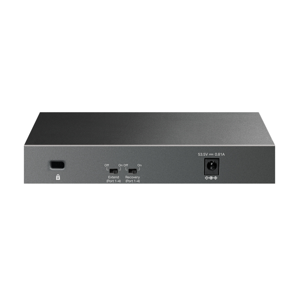 TP-LINK LS106LP, Green Tech, 6 Port, MegaBit, 4 Port PoE 41W, Metal Kasa, Yönetilemez, Masaüstü Switch