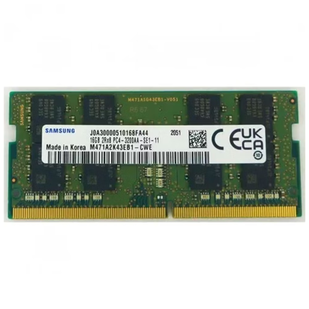 Samsung SAMSO3200/16, 16GB, DDR4, 3200MHz, 1.2V Notebook Ram (M471A2G43DB1-CWE)