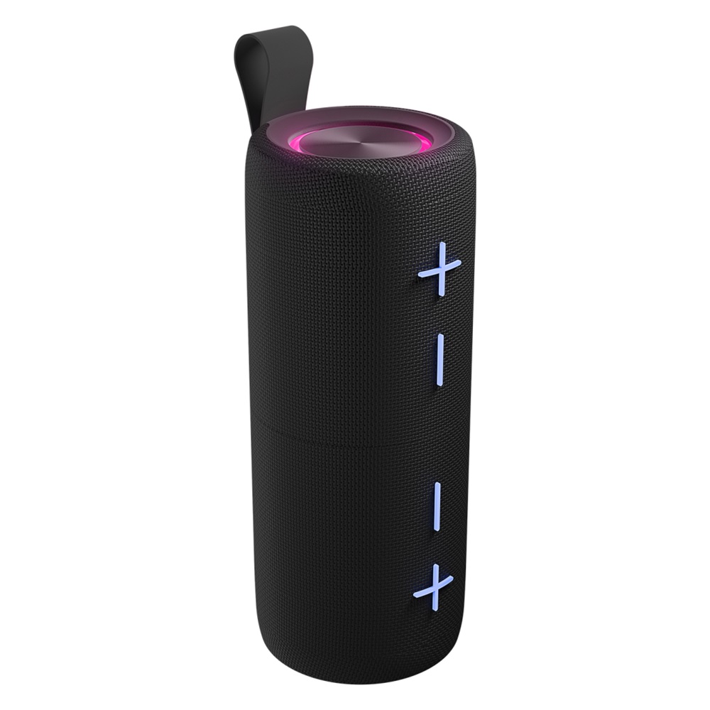 MIKADO MD-51BT, 20W, Taşınabilir, AUX/BT/TF/TWS, RGB Işıklı, 1800mAh + 1800mAh, IPX66 Su Geçirmez, Mıknatıslı, Ayrılabilir 2 Parça, Bluetooth Speaker (Siyah)