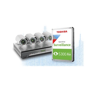 TOSHIBA S300 PRO, MD10ADA800V, 3.5", 8TB, 512Mb 7200 Rpm, 7/24 Güvenlik HDD