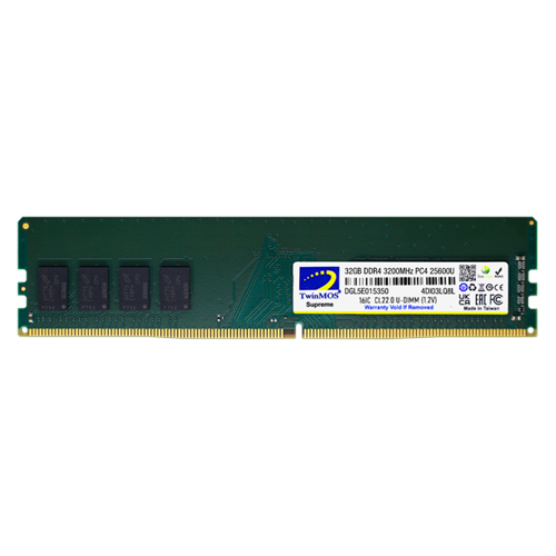 TwinMOS MDD432GB3200DWO, 32GB, DDR4, 3200MHz, 1.2V Desktop Ram