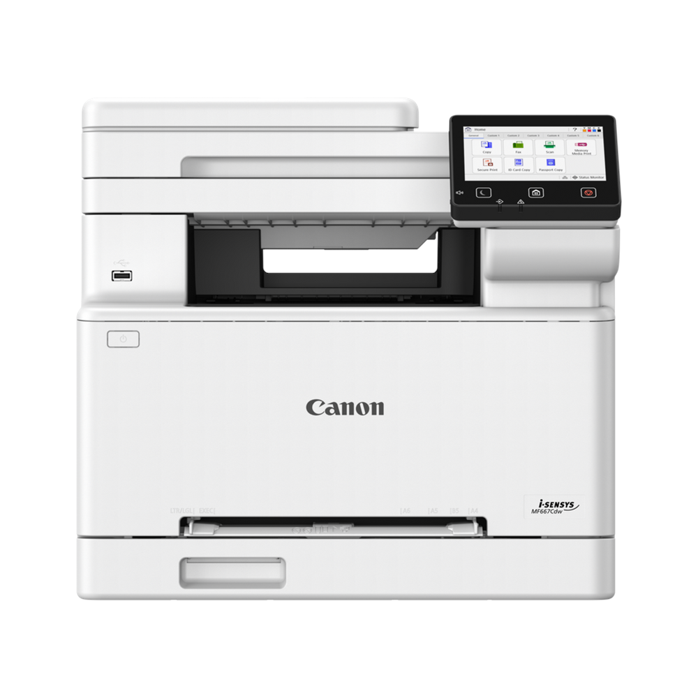 CANON i-SENSYS MF667CDW, Renkli Lazer Yazıcı, Tarayıcı, Fotokopi, Fax, Wifi, Lan, Duplex
