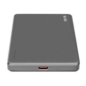 S-LINK MG105, Magsafe, Gri, 5.000mAh, 2xType-C, 4 LED Göstergeli, PowerBank