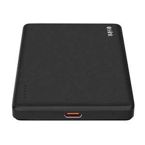 S-LINK MG105, Magsafe, Siyah, 5.000mAh, 2xType-C, 4 LED Göstergeli, PowerBank