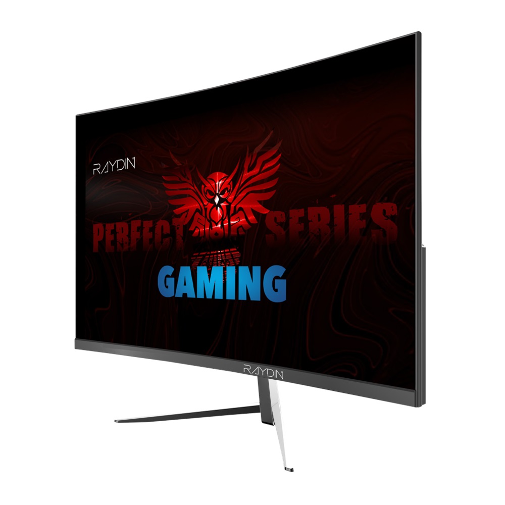 RAYDIN MM24RFA-200HZ, 23.6", 1ms, 200Hz, Full HD, HDMI, DP, Hoparlör, VA LED, R1650 Curved, Frameless, FreeSync Gaming Monitör