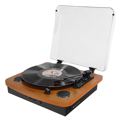 MIKADO MN-P235, Nostalgia, VOYAGER, 6W, Masaüstü, Ahşap, Plak Çalar, Bluetooth, Pikap, Müzik Kutusu