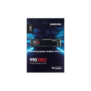 SAMSUNG MZ-V9P4T0BW, 990 PRO, 4TB, 7450/6900, Gen4, NVMe PCIe M.2 2280, SSD (Türkiye Distribütörü Garantili)
