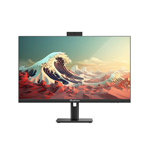 QUANTUM Phase One N6104, Ultra 5-120U, 27" FHD Ekran, 16Gb Ram, 512Gb SSD, Wi-Fi6, HDMI, DP, Type-A, Type-C, Paylaşımlı Ekran Kartı, Free Dos, All In One PC, (Black)