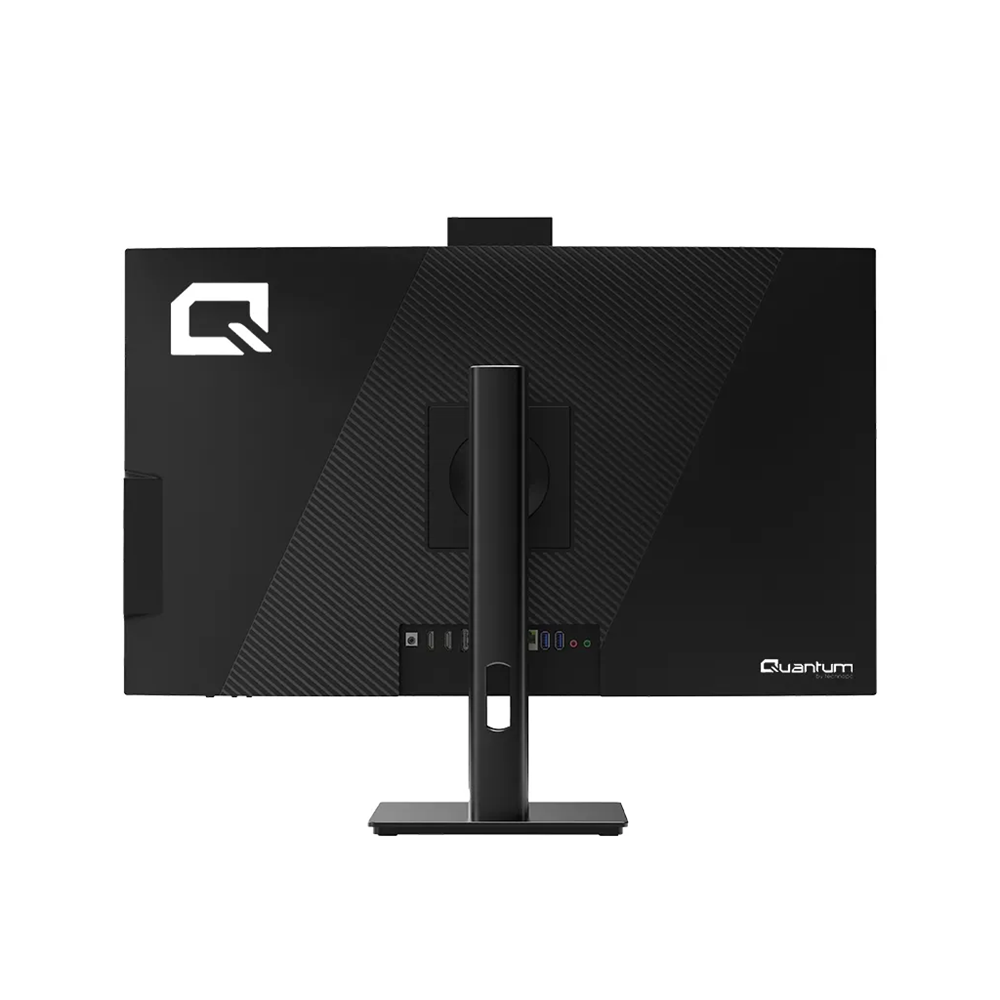 QUANTUM Phase One N6104, Ultra 5-120U, 27" FHD Ekran, 16Gb Ram, 512Gb SSD, Wi-Fi6, HDMI, DP, Type-A, Type-C, Paylaşımlı Ekran Kartı, Free Dos, All In One PC, (Black)