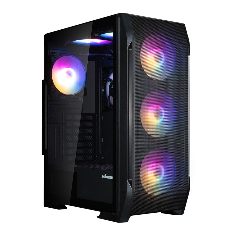ZALMAN N7 Plus V2, 700W 80+, Mesh Panel, Tempered Glass, 6x120mm RGB Fan, ATX GAMING KASA