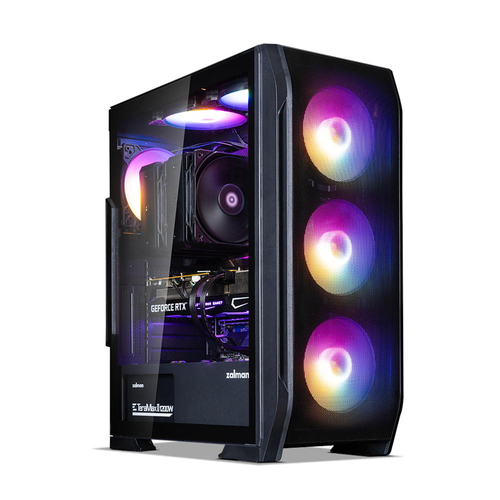 ZALMAN N7 Plus V2, 700W 80+, Mesh Panel, Tempered Glass, 6x120mm RGB Fan, ATX GAMING KASA