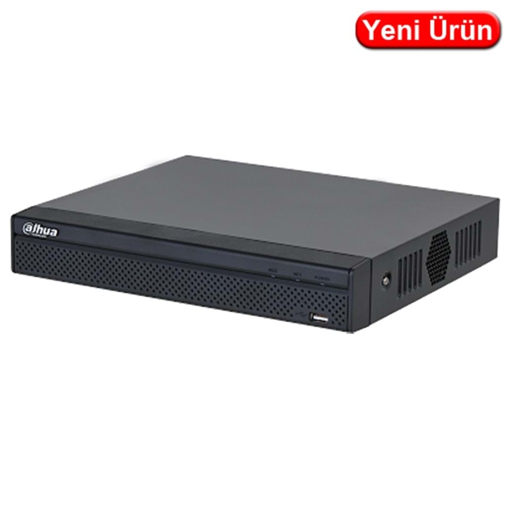 DAHUA NVR2104HS-4KS3, 4Kanal, 12Mpix, H265+, 1 HDD Desteği, 1080P Kayıt, 80Mbps Bant Genişliği, NVR