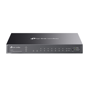 OMADA SG2210P, 8 Port Gigabit PoE+, 61W, 2Port SFP, Yönetilebilir, Metal Kasa Masaüstü/Vesa Switch