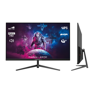 ONVO OV27MNT202G, 27" 1ms, 180Hz, Full HD, 2xHDMI, DP, 2x2W Hoparlör, Metal Ayak, IPS Panel, NVDI G-Sync ve AMD FreeSync, GAMING Monitör