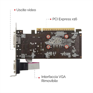 PELADN Radeon R5 230, 2Gb, GDDR3, 64Bit, 1xD-Sub, 1xDVI, 1xHDMI Ekran Kartı