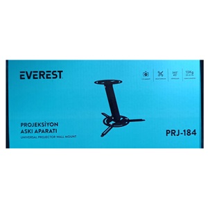 Everest PRJ-184, Sabit Ayak, 10kg Taşıma, Pojeksiyon Askı Aparatı