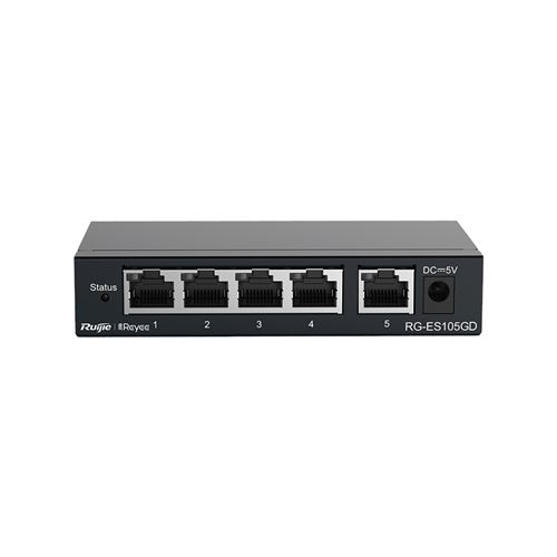 RUIJIE REYEE RG-ES105GD 5 Port GigaBit Switch Metal Kasa