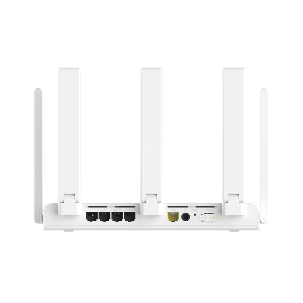 RUIJIE Reyee RG-EW3000GX, AC1300, 4Port GigaBit, 1267Mbps, Dual Band, Wifi 6, Masaüstü, Reyee Mesh, Router